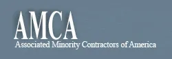 A picture of the logo for minority contractors.